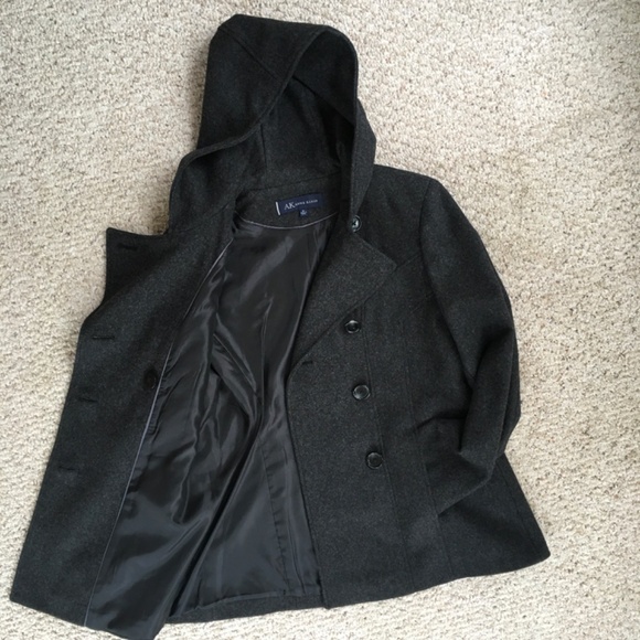 NWOT Double Breasted Wool Pea Coat - Picture 2 of 11